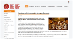 Desktop Screenshot of malepivovary.sk